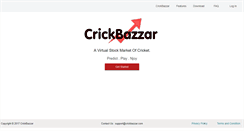 Desktop Screenshot of crickbazzar.com