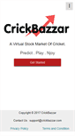 Mobile Screenshot of crickbazzar.com