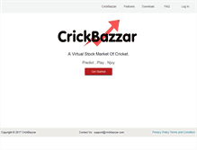 Tablet Screenshot of crickbazzar.com